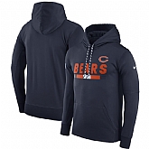 Men's Chicago Bears Nike Team Name Performance Pullover Hoodie Navy,baseball caps,new era cap wholesale,wholesale hats